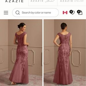 Azazie Melena Gown Size 24
